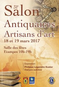 salon antiquaires et artisans d'art Etampes 2017