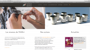 nouveau site internet AAArt